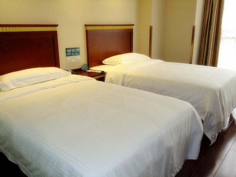 GreenTree Inn Anhui Hefei Economic Development Zone Penglai Road Express Hotel Exterior foto