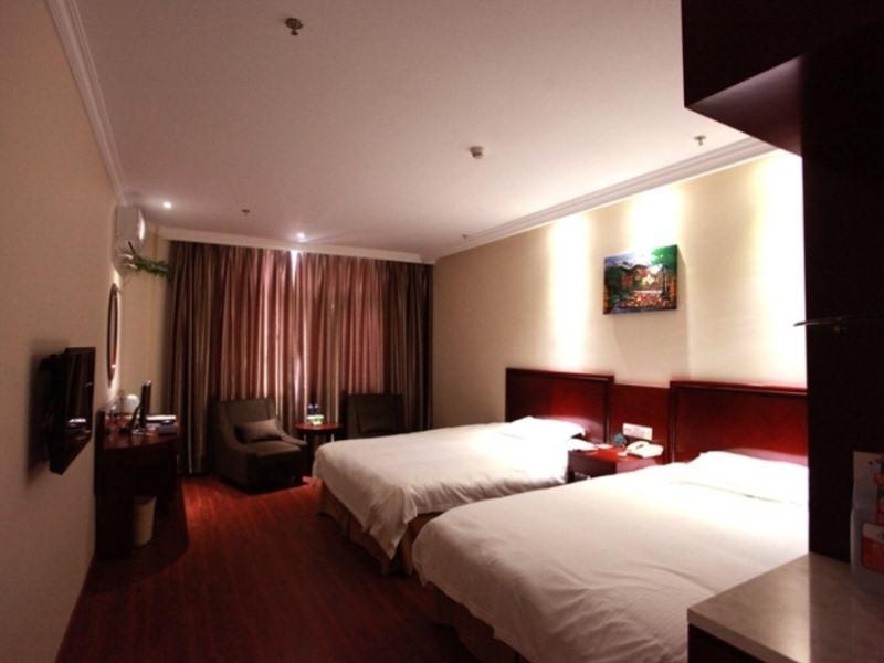 GreenTree Inn Anhui Hefei Economic Development Zone Penglai Road Express Hotel Exterior foto