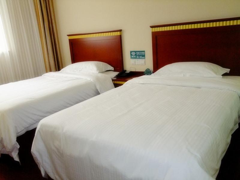 GreenTree Inn Anhui Hefei Economic Development Zone Penglai Road Express Hotel Exterior foto
