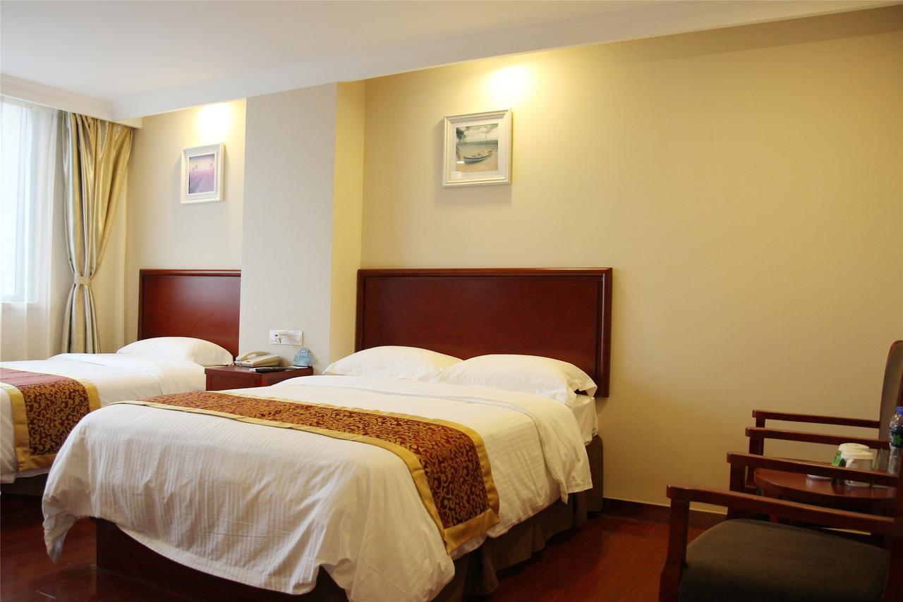 GreenTree Inn Anhui Hefei Economic Development Zone Penglai Road Express Hotel Exterior foto