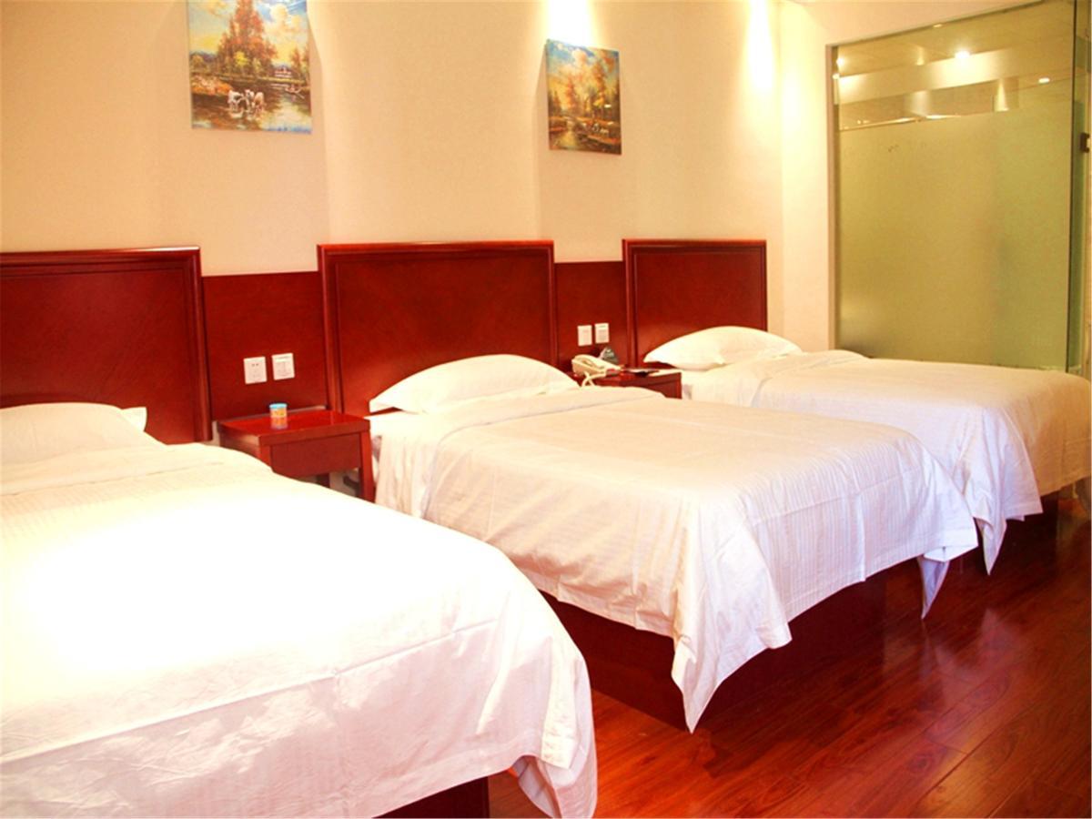 GreenTree Inn Anhui Hefei Economic Development Zone Penglai Road Express Hotel Exterior foto
