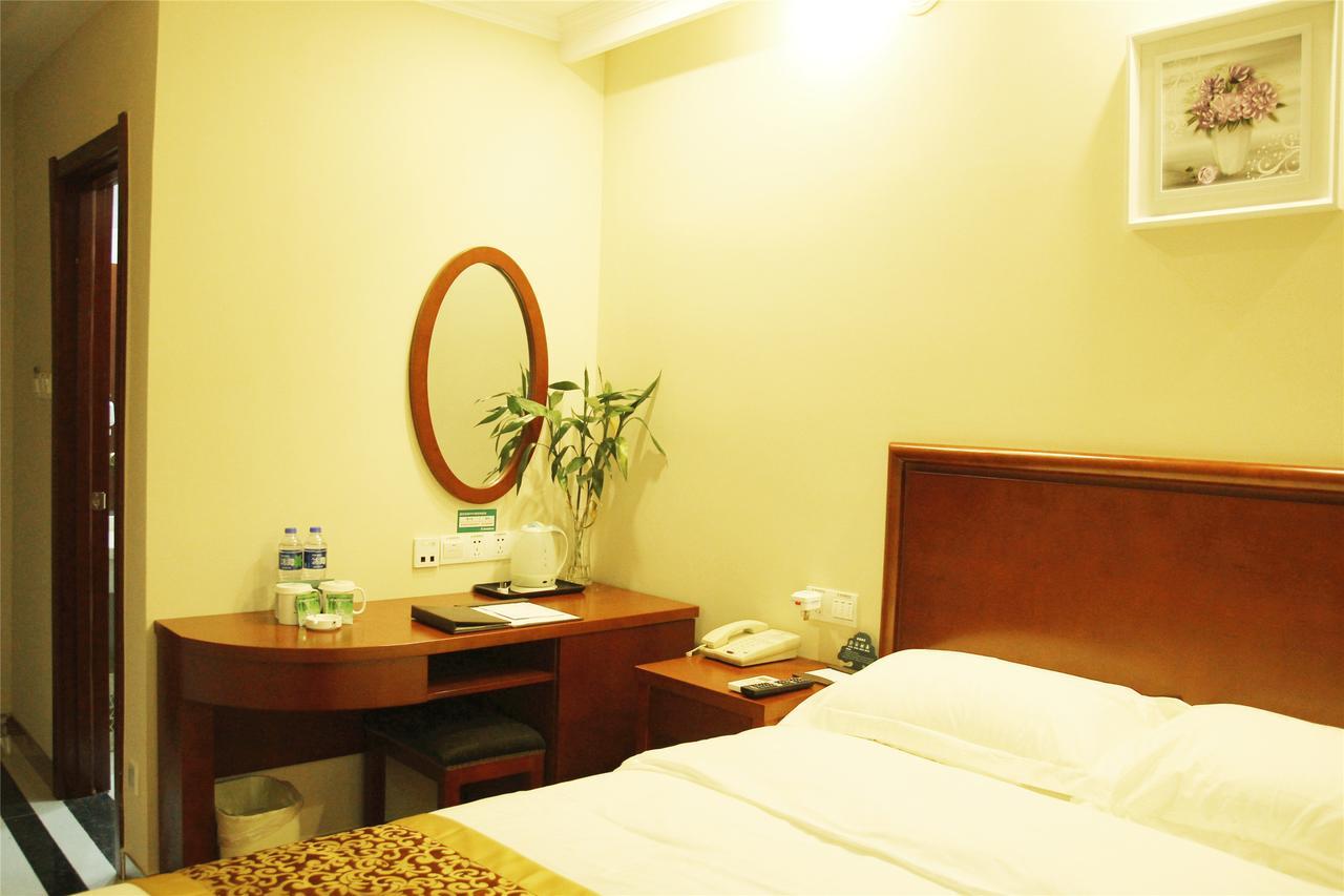 GreenTree Inn Anhui Hefei Economic Development Zone Penglai Road Express Hotel Exterior foto