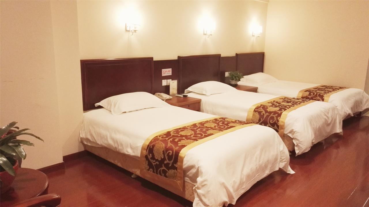 GreenTree Inn Anhui Hefei Economic Development Zone Penglai Road Express Hotel Exterior foto